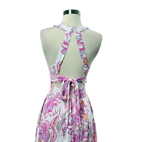 Abel The Label Halter Neck Maxi Dress Size Small - Picture 4 of 8